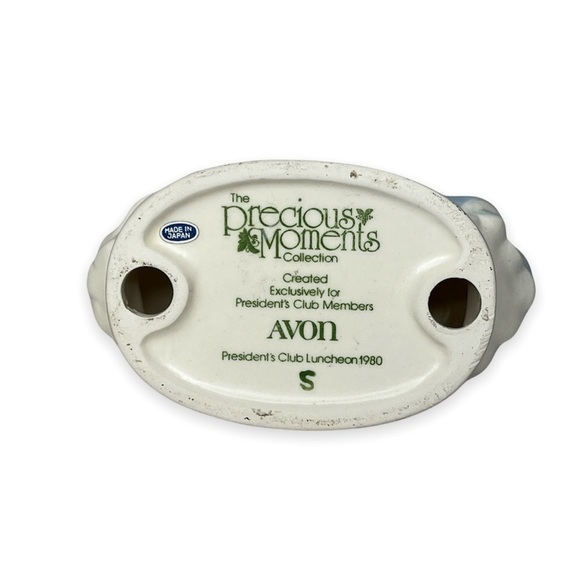 Bunny Mouse Precious Moments Avon‎ President's Club Figurine Vintage 1980 - Picture 7 of 8